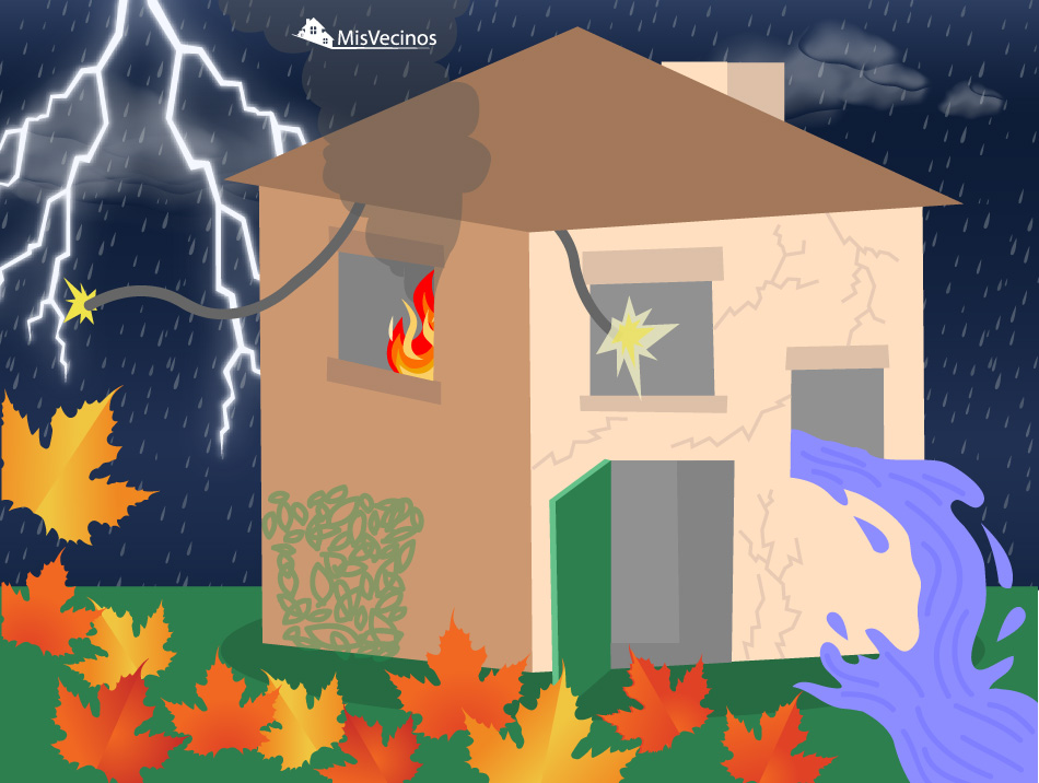 Los siniestros de otoño en las comunidades de propietarios